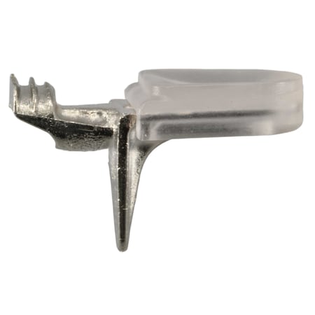 Midwest Fastener 5mm x 22mm Nickel Locking Oval Rest Shelf Support 6PK 930407